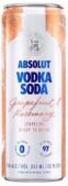 Absolut - Vodka Soda Grapefruit & Rosemary (4 pack cans)